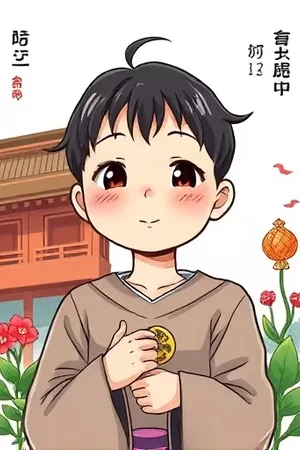 动画《雾岛信使》主角站在灯塔下的竖版剧照