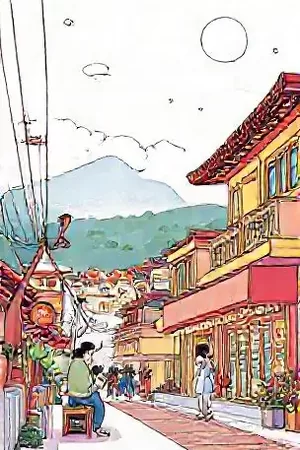 动画《甜度超标计划》甜品店日常的竖版剧照